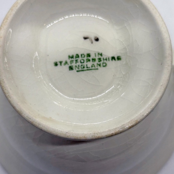 RARE Vintage 1950's winking teacups, set of 5, Sterling Pottery England - Picture 10 of 12